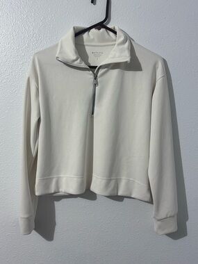 Athleta Light White Logo Active Top women’s small